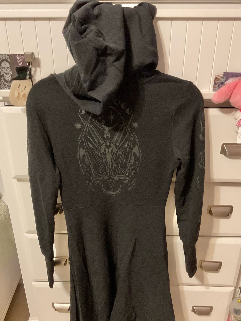 Killstar beast Hooded jagged hem hoodie rare